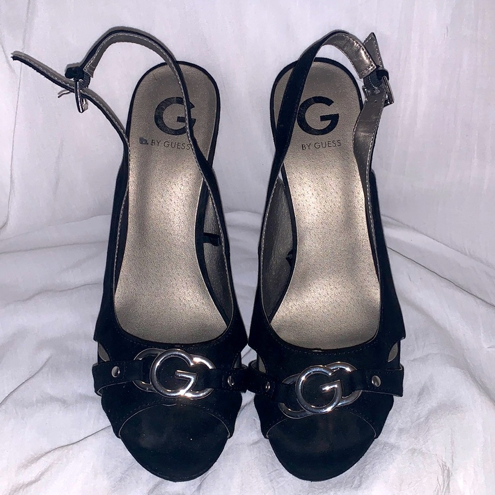Guess sling back heels